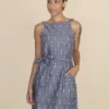 Passion Lilie Chambray Ikat Shift Dress 2 Passion Lilie Chambray Ikat Shift Dress