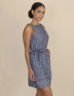 Passion Lilie Chambray Ikat Shift Dress