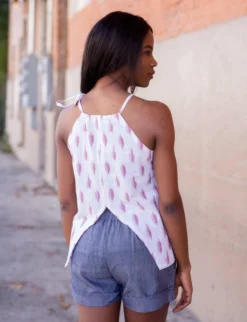 Passion Lilie Ella Ikat Top Clothing