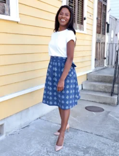 Passion Lilie Esmeray Ikat Skirt Clothing