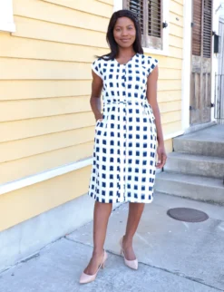 Passion Lilie Clothing Fiona Ikat Dress