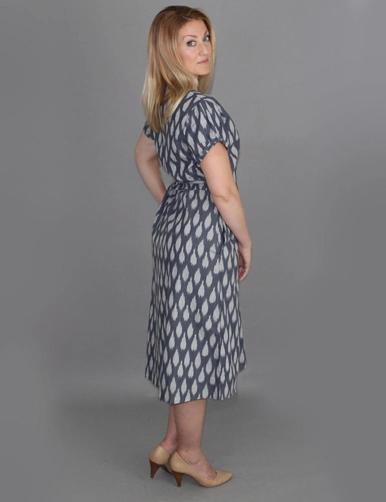 Passion Lilie Clothing Graycie Ikat Wrap Dress 4 Passion Lilie Clothing Graycie Ikat Wrap Dress