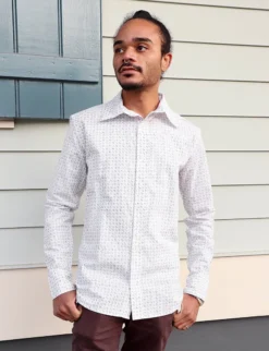 Passion Lilie Men's Indre Button Down Shirt