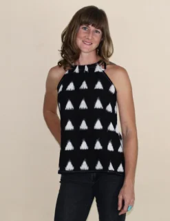 Passion Lilie Jessie Triangle Top - Black Clothing