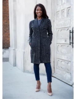 Passion Lilie Love Braille Fleece Coat