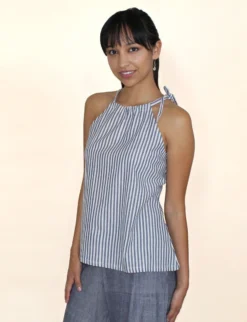 Passion Lilie Pinstripe Tank Top Clothing