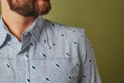 Passion Lilie Men's Diagonal Button Down Shirt 9 Passion Lilie Men's Diagonal Button Down Shirt