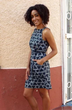 Passion Lilie Triangles Shift Dress