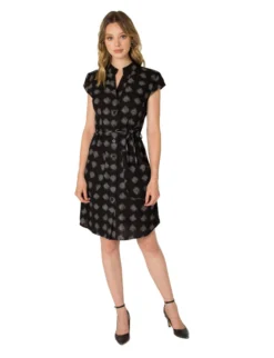 Passion Lilie Clothing Zoey Ikat Button-Up Dress