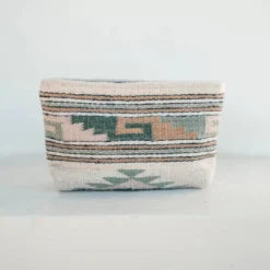 MZ Fair Trade Pastel Mitla Wool Clutch Bag