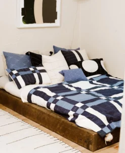 Anchal Patchwork Plaid Quilt Throw