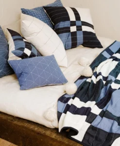 Anchal Patchwork Plaid Quilt Throw