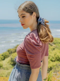 Valani Pauline Hemp Knit Puff Top