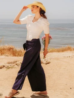 Valani Pauline Hemp Knit Puff Top