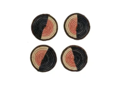 KAZI Home Goods Peach Soleil Coaster Set