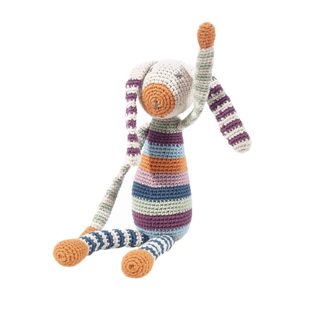 Pebble Best Sellers Rainbow Bunny Rattle 3 Pebble Best Sellers Rainbow Bunny Rattle