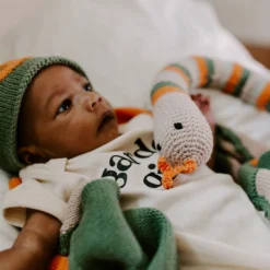 Pebble Snake Rattle - Khaki