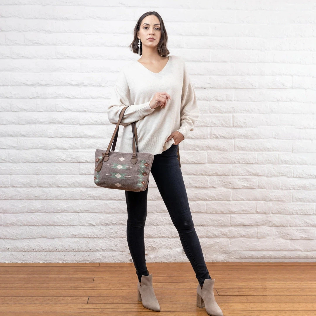 MZ Fair Trade Accessories Pebble Wool Shoulder Bag 4 MZ Fair Trade Accessories Pebble Wool Shoulder Bag