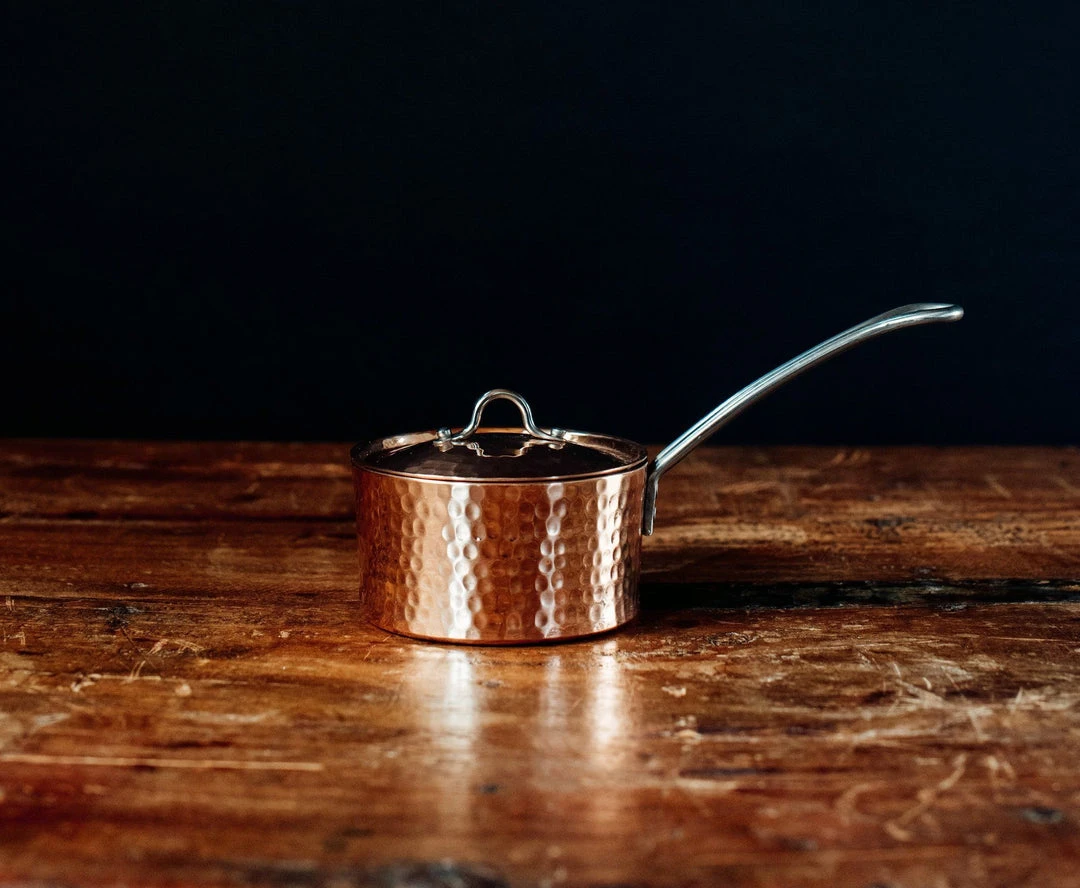 Sertodo Copper Home Goods Petite French Recycled Copper Butter Pot 6 Sertodo Copper Home Goods Petite French Recycled Copper Butter Pot