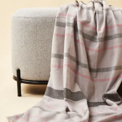 Studio Variously Pewter Throw Blanket Home Goods