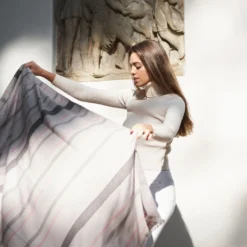 Studio Variously Pewter Throw Blanket Home Goods