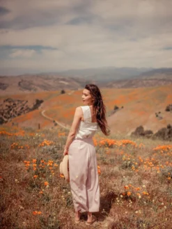 Valani Phalla Tencel Pants - Pale Lilac