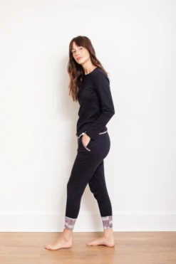 Leena & Lu Pima Long Sleeve And Jogger Set Best Sellers