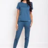 Leena & Lu Pima Short Sleeve Jogger Set