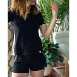 Leena & Lu Pima Short Sleeve Tee - Black BIPOC Owned 13 Leena & Lu Pima Short Sleeve Tee - Black BIPOC Owned