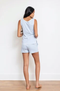 Leena & Lu Pima Tank And Short Pajama Set New Arrivals