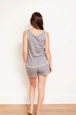 Leena & Lu Pima Tank And Short Pajama Set New Arrivals