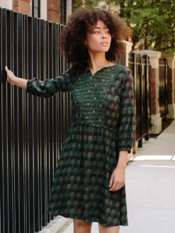 Mata Traders Pondi Teal Modal Dress Best Sellers