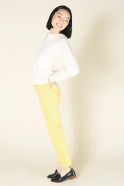 Poplinen Agnes Raglan Sweatshirt - Cream