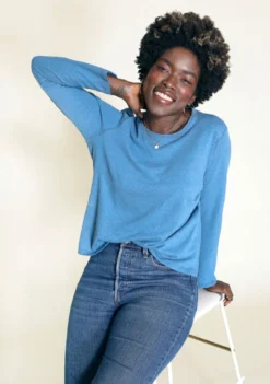 Poplinen Clothing Goldie Hemp Long Sleeve Tee