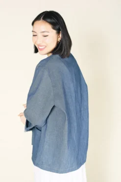 Poplinen Clothing Ren Upcycled Open Smock Jacket