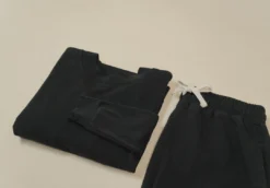 Poplinen René Jogger Set - Black