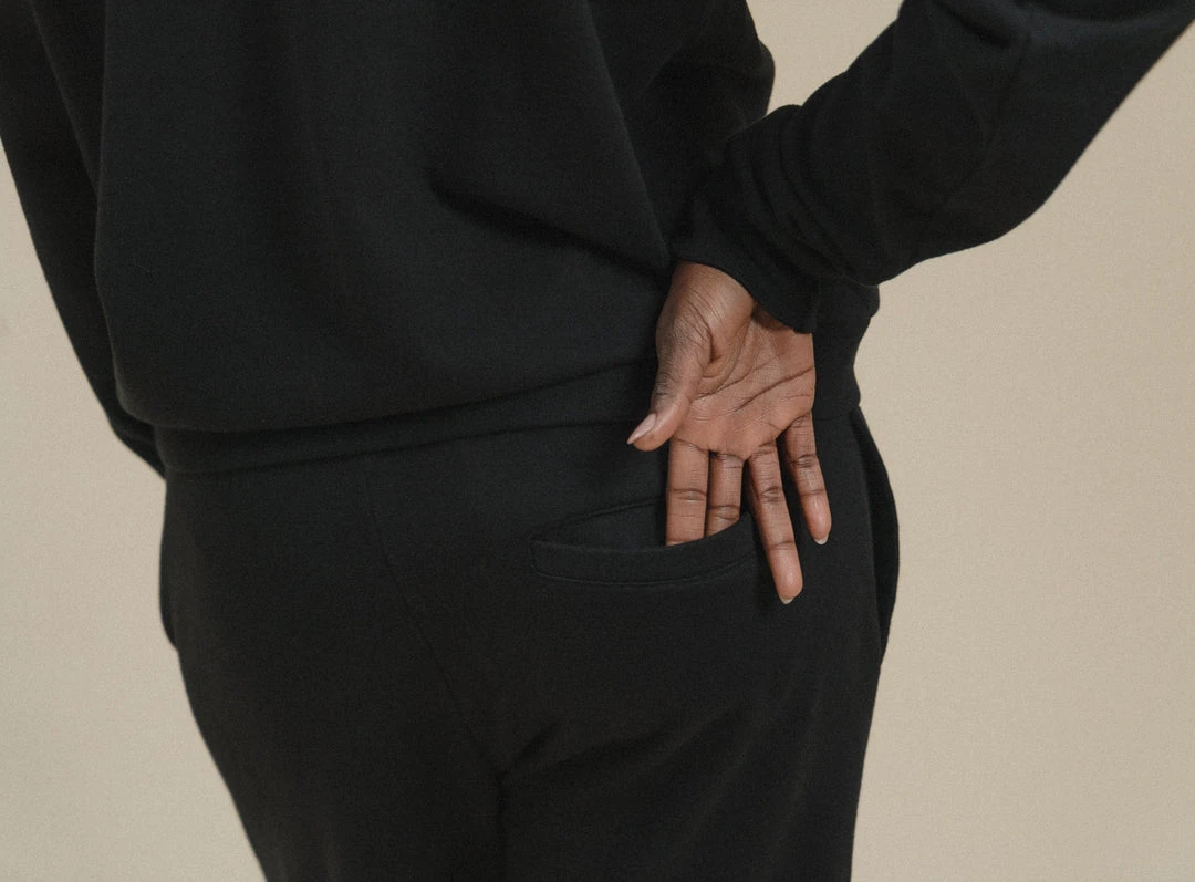 Poplinen Clothing René Jogger Sweatpant - Black 6 Poplinen Clothing René Jogger Sweatpant - Black