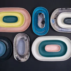 Lauren HB Studio Porcelain Oval Trays 13 Lauren HB Studio Porcelain Oval Trays