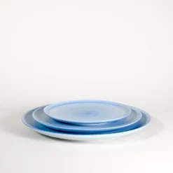 Middle Kingdom Porcelain Wash Ware Plate - Cornflower Kitchen + Dining