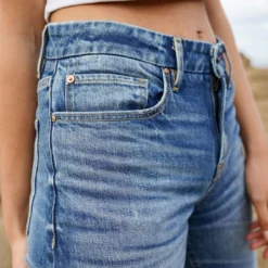 Porter Blue Rebel High Rise Straight Jean - Mabel Best Sellers