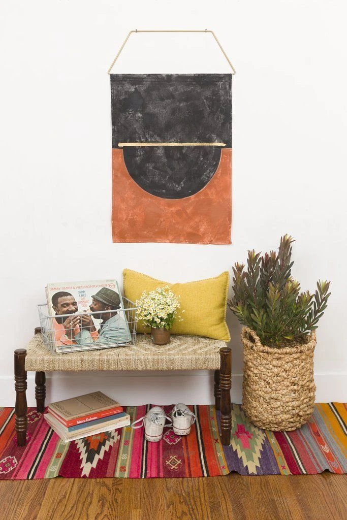 Conejo & Co Puente Wall Hanging - Black + Earth 4 Conejo & Co Puente Wall Hanging - Black + Earth