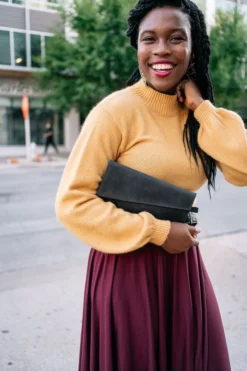 Purse & Clutch Small Asymmetric Clutch - Black 10 Purse & Clutch Small Asymmetric Clutch - Black