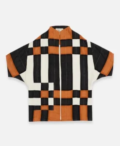 Anchal Clothing Quilted Patchwork Plaid Cocoon Jacket 12 Anchal Clothing Quilted Patchwork Plaid Cocoon Jacket