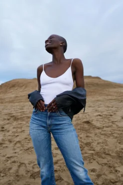 Porter Blue Rebel High Rise Straight Jean - Mabel Best Sellers