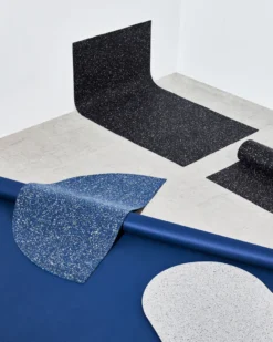 Slash Objects Rectangle Recycled Rubber Floor Mat