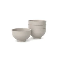 EKOBO Kitchen + Dining Recycled Bamboo Rice Bowl Set
