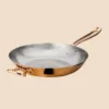 Amoretti Brothers Home Goods Recycled Copper Frying Pan W/ Handle 1 Amoretti Brothers Home Goods Recycled Copper Frying Pan W/ Handle