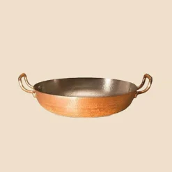 Amoretti Brothers Home Goods Recycled Copper Paella Pan - 13"