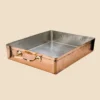 Amoretti Brothers Home Goods Recycled Copper Roasting Pan W/ Handles 1 Amoretti Brothers Home Goods Recycled Copper Roasting Pan W/ Handles