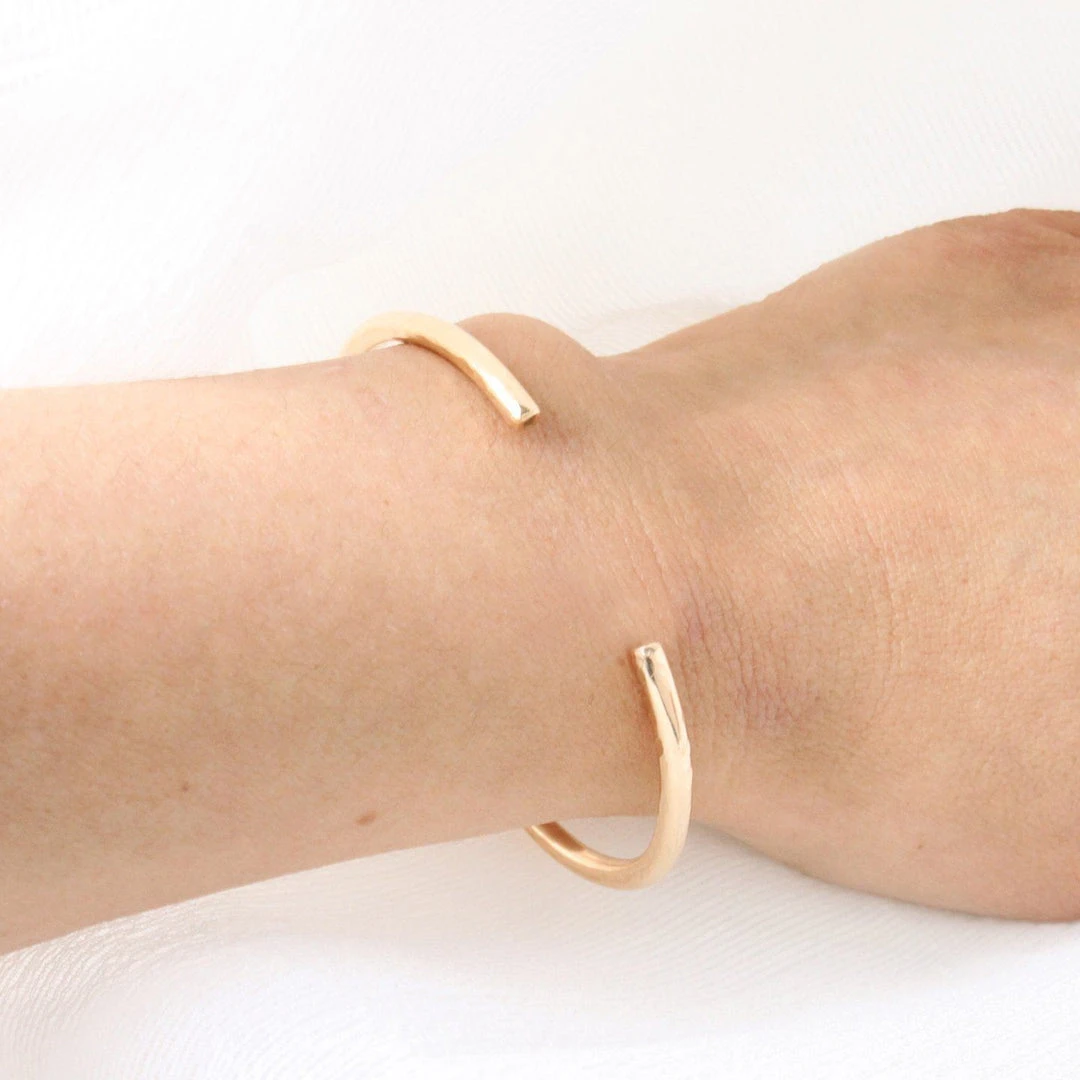 Sara Patino Jewelry Recycled Golden Orbit Cuff Bracelet 11 Sara Patino Jewelry Recycled Golden Orbit Cuff Bracelet
